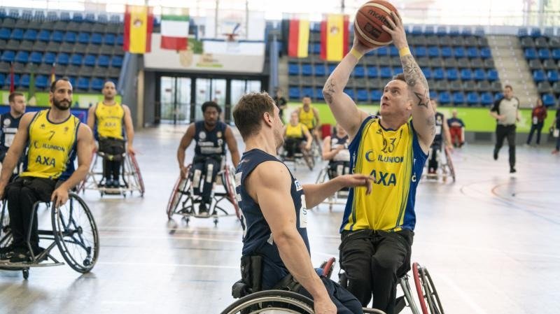 Baloncesto en silla de ruedas - Foto de Jorge Villa/Servimedia