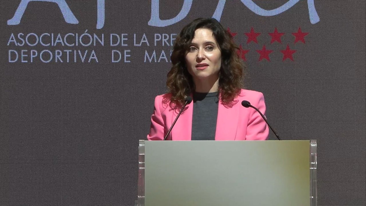 Ayuso Premios Asociación Prensa Deportiva - Comunidad de Madrid