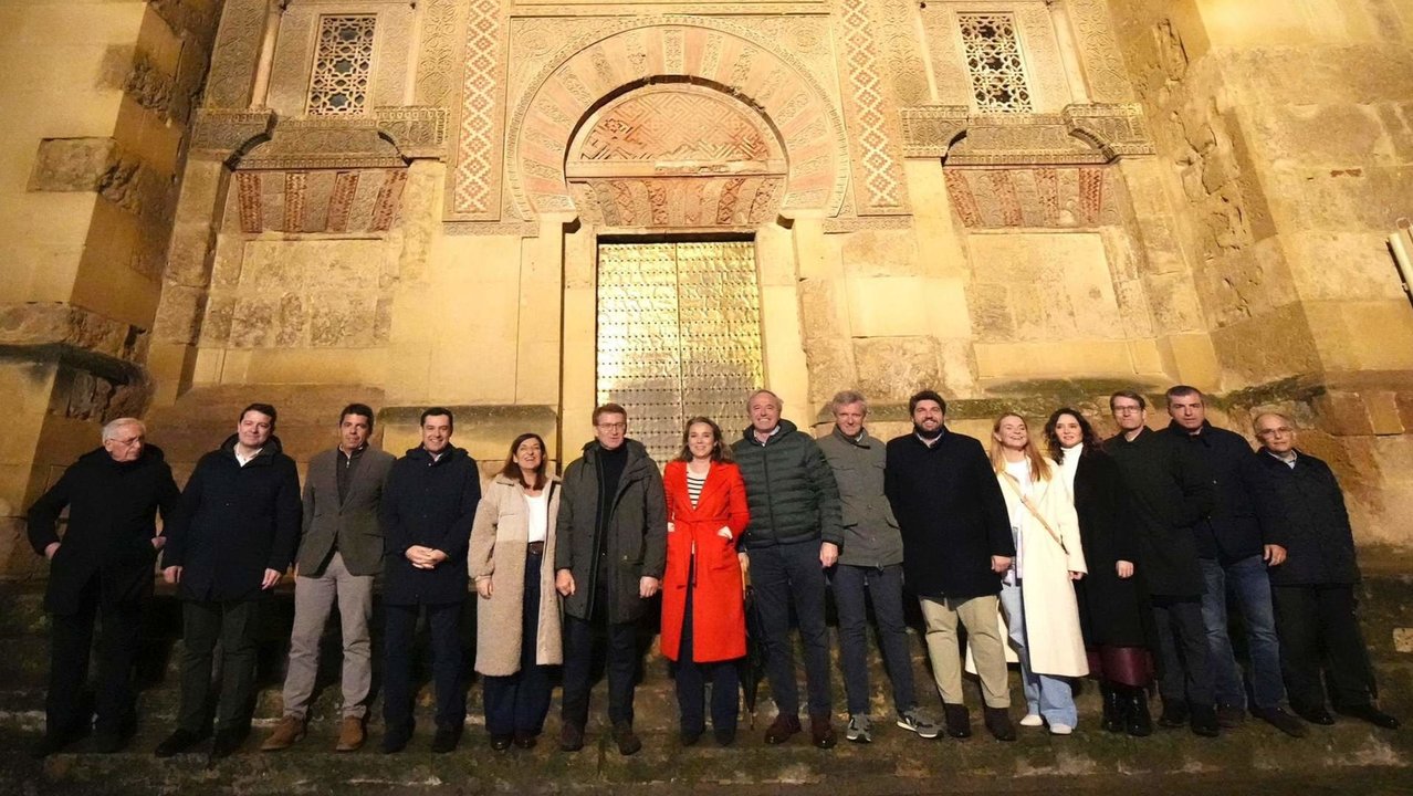 Foto de familia de líderes del PP en Córdoba - Foto del PP