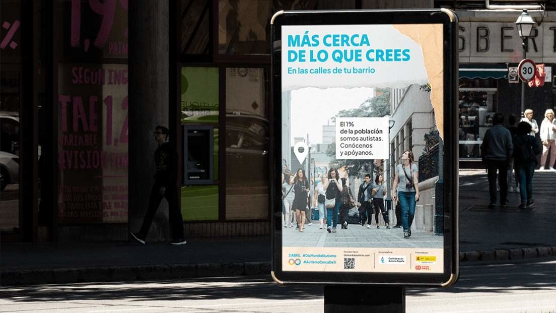 Imagen de la campaña 'Autismo cerca de ti' |- Foto de Autismo España