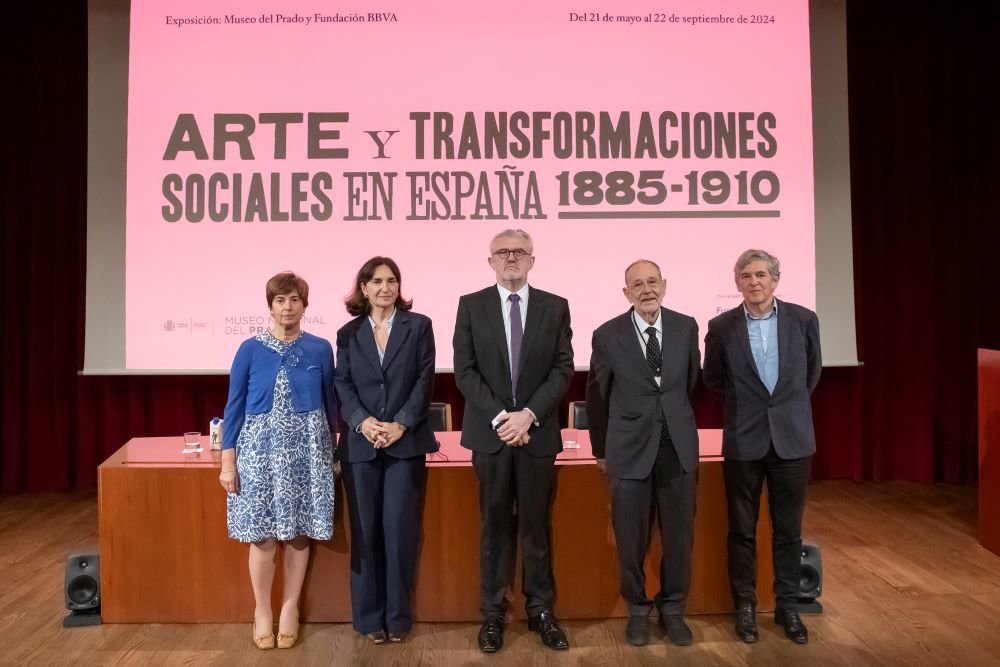 Marina Chinchilla; Silvia Churruca; Miguel Falomir; Javier Solana y y Javier Barón - José Belló