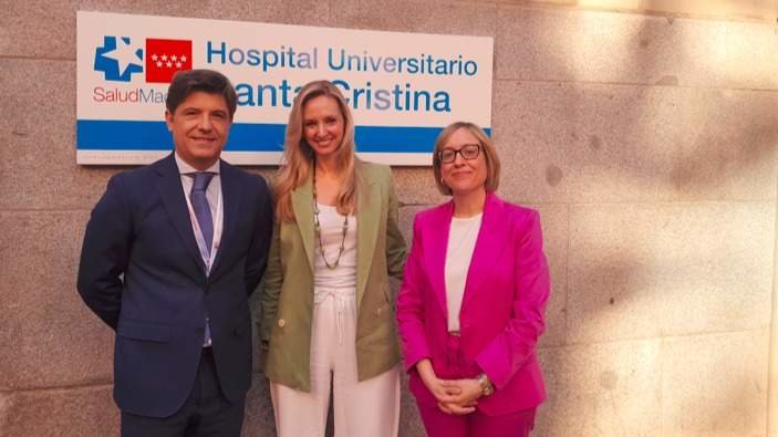 La viceconsejera de Sanidad hoy en el Hospital Santa Cristina Comunidad de Madrid