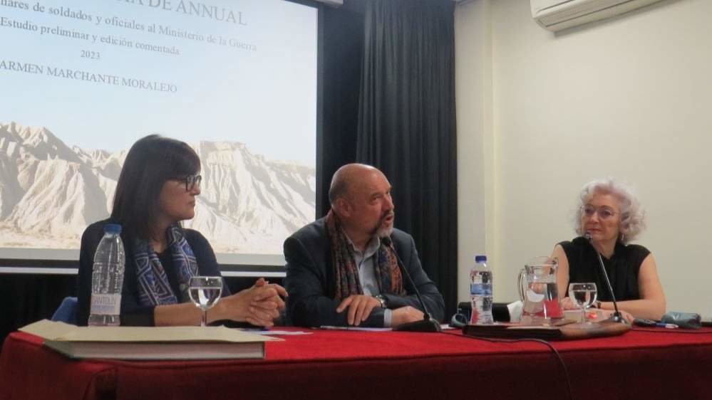 Susana Sueiro; Basilio Rodríguez y Carmen Marchante