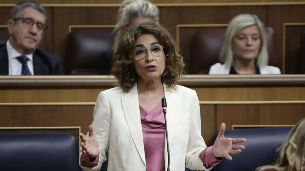 María Jesús Montero en un pleno de la Cámara Baja - Foto del Congreso