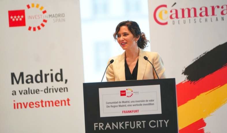 Díaz Ayuso en Frankfurt con empresarios españoles - Comunidad de Madrid