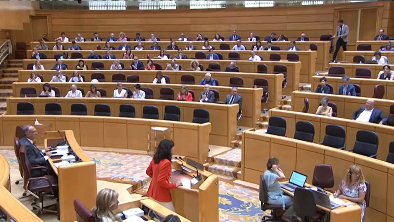 Intervención de Ana Redondo este miércoles en el Senado para el debate de la Ley de Paridad