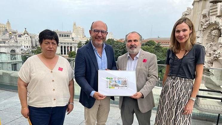 Presentación del Cupón dedicado a la Gran Vía - Foto de la ONCE