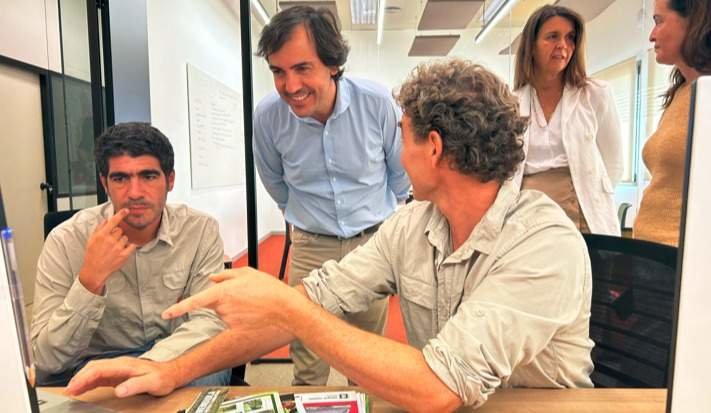 El viceconsejero hoy en las instalaciones de de Madrid Rural en Fuenlabrada - Comunidad de Madrid