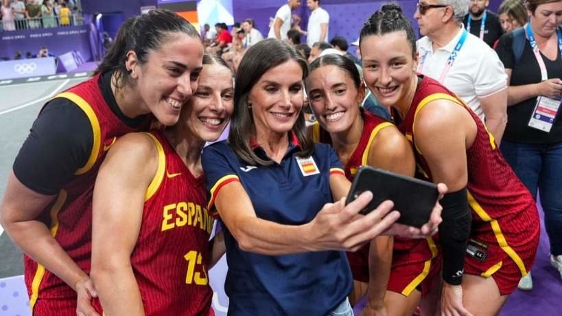 La reina Letizia, durante su apoyo a los deportistas olímpicos - Foto de Casa Real