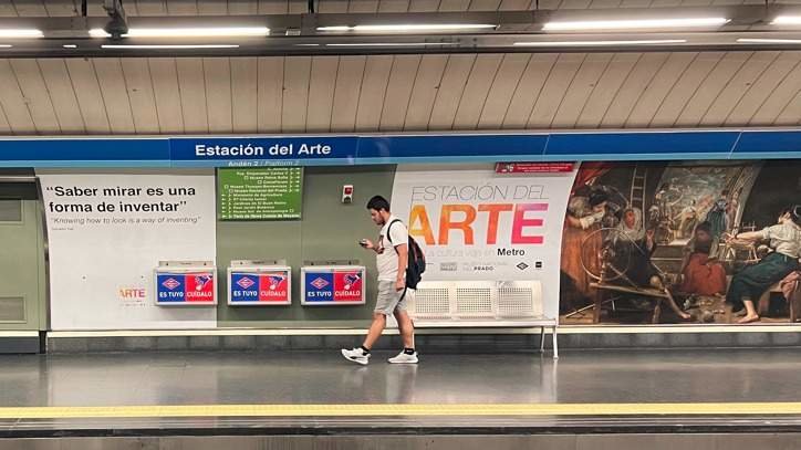 Metro Estación del Arte - Comunidad de Madrid