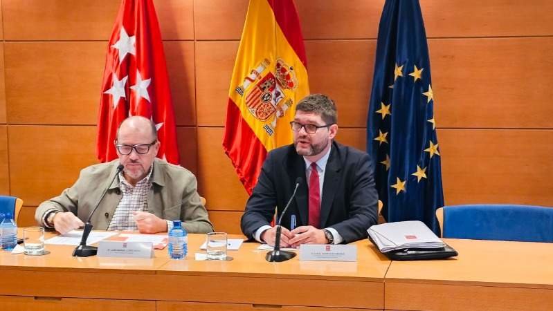 Rodríguez presenta los datos de Contabilidad de la Comunidad de Madrid - Foto Comunidad de Madrid