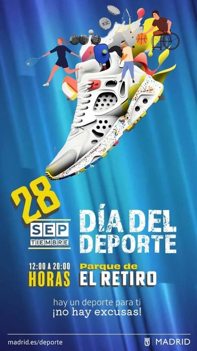 Cartel Día del Deporte - Ayuntamiento de Madrid&nbsp;