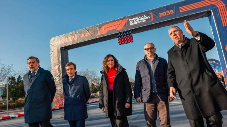 Almeida en la presentació de la Fórmula 1 en Ifema - Foto Ayuntamiento de Madrid