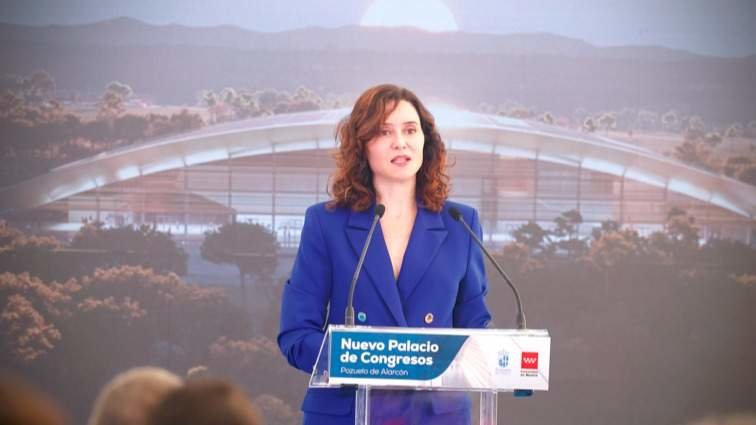 Díaz Ayuso en la presentación del nuevo Palacio de Congresos de Pozuelo de Alcorcón - Comunidad de Madrid