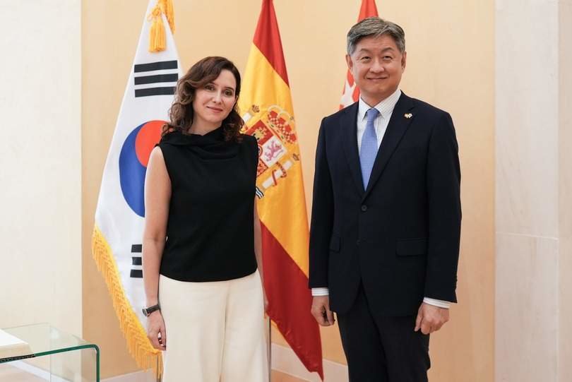 Diaz Ayuso y  Lim Soosuk - Comunidad de Madrid