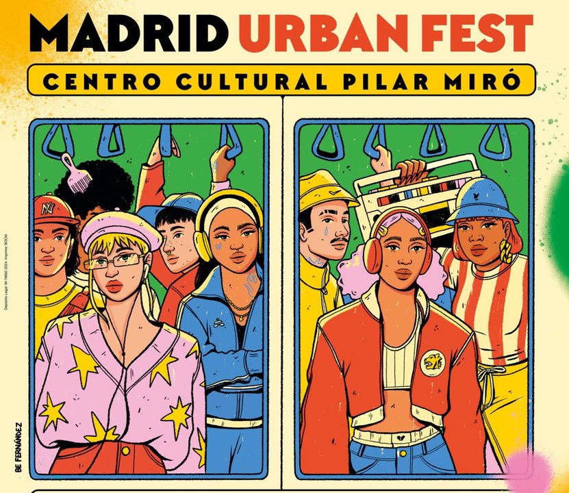 Cartel Madrid Urban Fest 2024 - Comunidad de Madrid