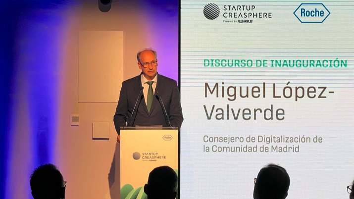 El consejero López-Valverde presente en la apertura de la Jornada Startup Creasphere - Comunidad de Madrid