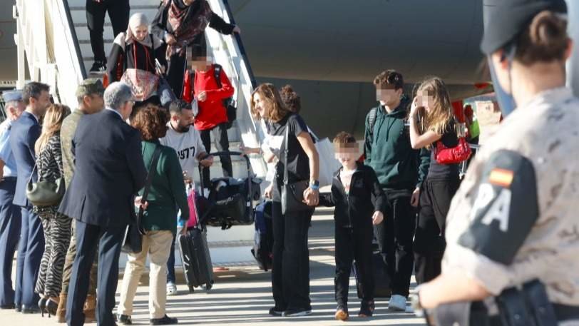 Españoles evacuados de Líbano la semana pasada - Foto del MDE