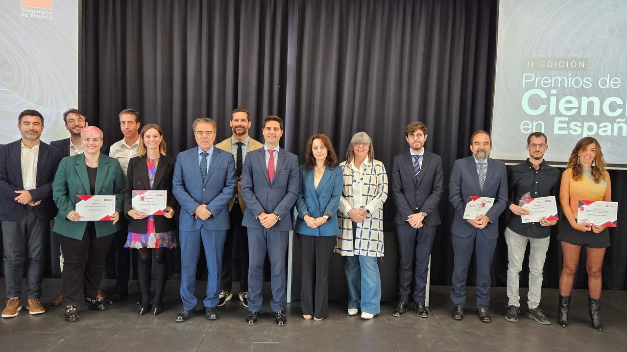 Entrega de los II Premios de  Ciencia en Español - Foto Comunidad de Madrid