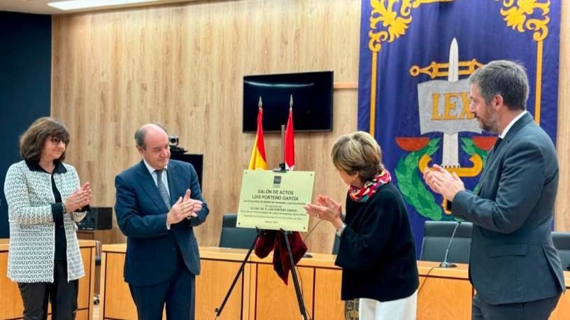 Homenaje a Luis Portero, fiscal asesinado por ETA - Foto Comunidad de Madrid