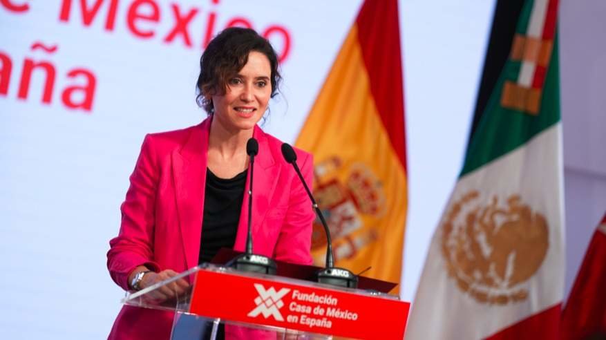 Isabel Díaz Ayuso en la Casa de México en España - Foto Comunidad de Madrid