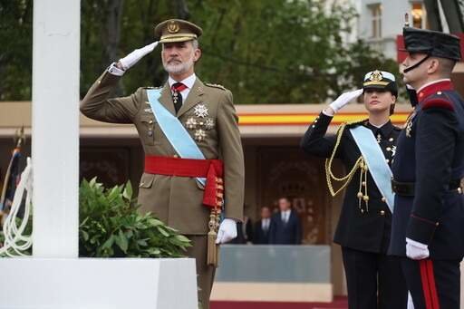 Felipe VI y la princesa de Asturias en el Homenaje a los Caídos | Foto del MDE/Iñaki Gómez