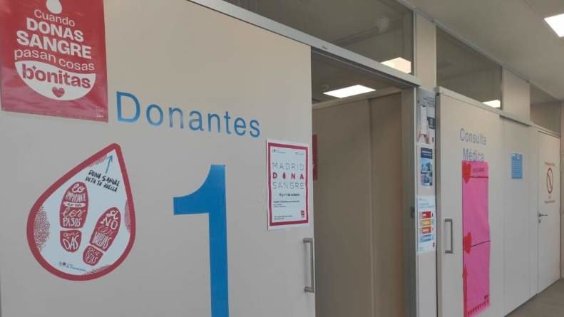 Sala donación sangre - Foto Hospital Universitario de Fuenlabrada