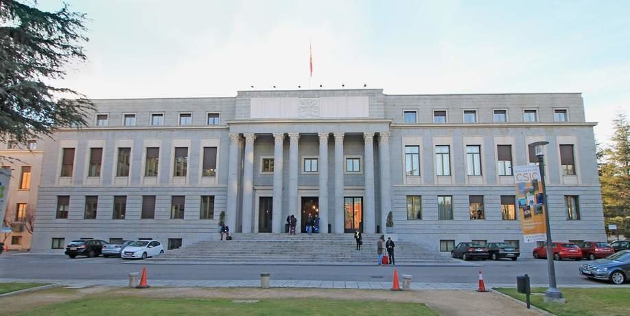 CSIC's central building in Chamartin district in Madrid (Spain). Designed by Miguel Fisac and Ricardo Fernandez Vallespin and built in 1943.