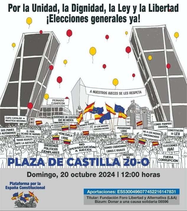 Cartel Plaza Castilla 20-0