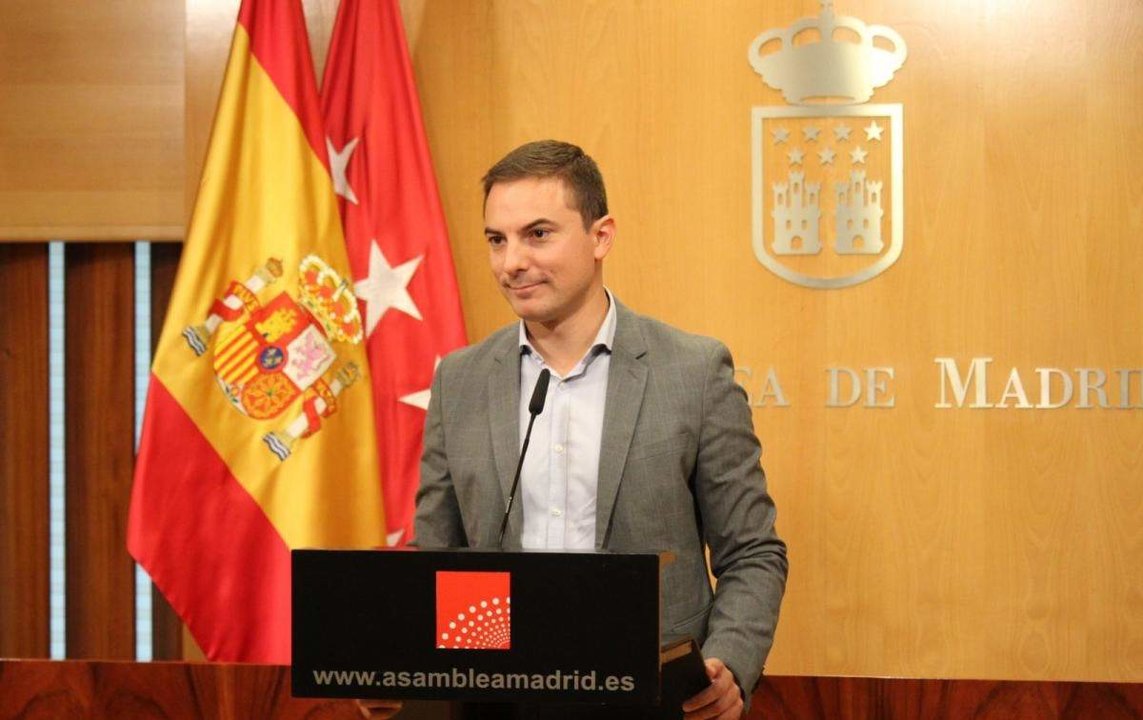 Juan Lobato en la Asamblea de Madrid - Foto PSOE Madrid