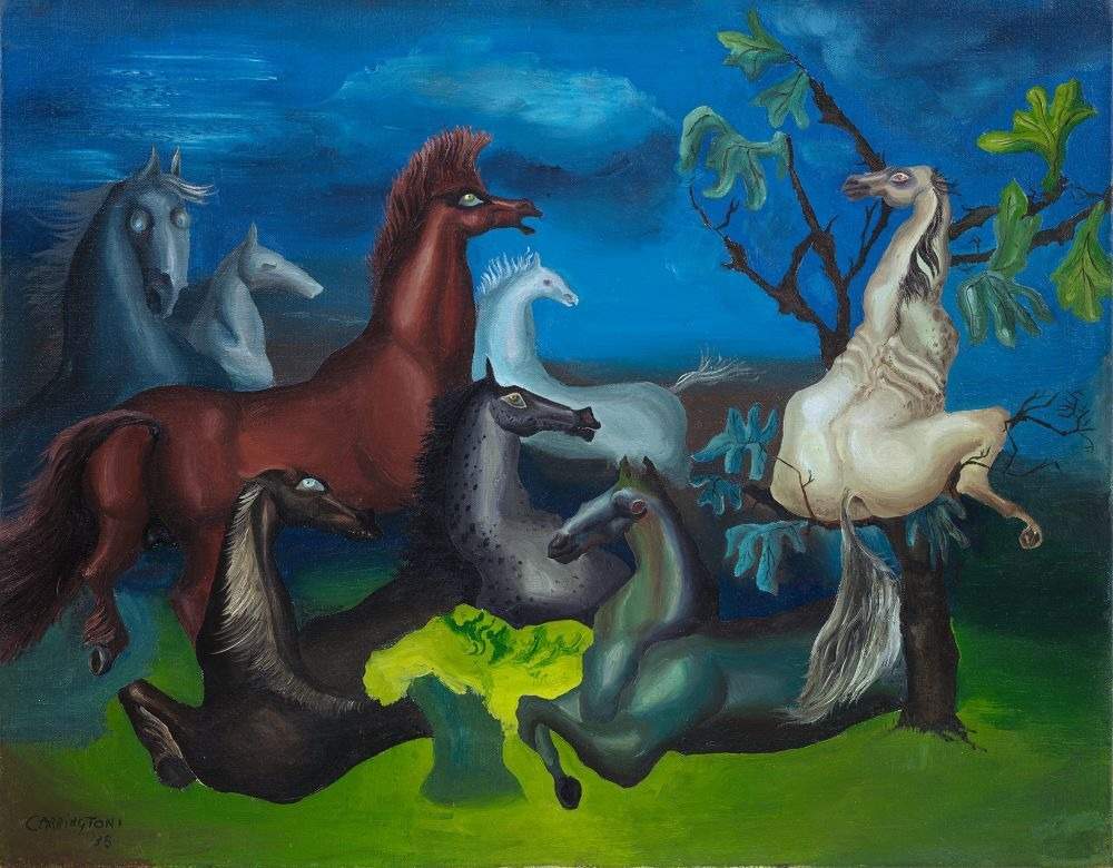 Leonora Carrington Los caballos de lord 
Candlestick, 1938