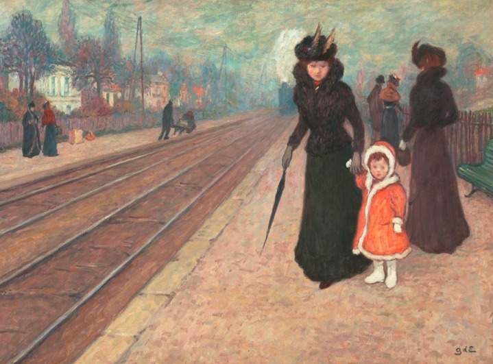 Georges d’Espagnat. La Gare de banlieue [La 
estación de las afueras], c. 1896-1897