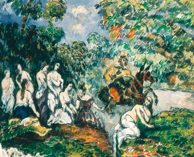 Escena legendaria o Sancho en el agua, ca. 
1878. Paul Cézanne